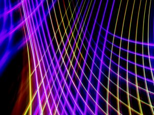 Preview wallpaper neon, light, lines, mesh, freezelight, abstraction