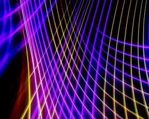 Preview wallpaper neon, light, lines, mesh, freezelight, abstraction