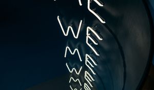 Preview wallpaper neon, light, words, text