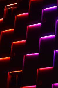Preview wallpaper neon, lights, dark, forms