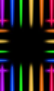 Preview wallpaper neon, line, glow, colorful, iridescent