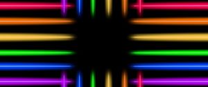 Preview wallpaper neon, line, glow, colorful, iridescent