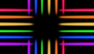 Preview wallpaper neon, line, glow, colorful, iridescent