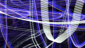 Preview wallpaper neon, line, wavy, bright