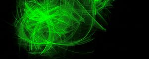 Preview wallpaper neon, lines, green, black