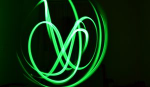 Preview wallpaper neon, lines, plexus, green
