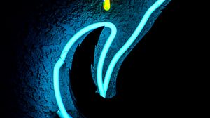 Preview wallpaper neon, lines, shape, shadows, dark