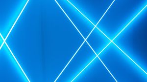 Preview wallpaper neon, lines, wall, room