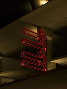 Preview wallpaper neon, signboard, light, lamps, red