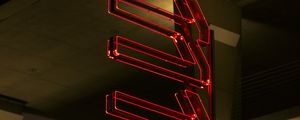 Preview wallpaper neon, signboard, light, lamps, red
