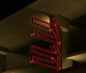 Preview wallpaper neon, signboard, light, lamps, red