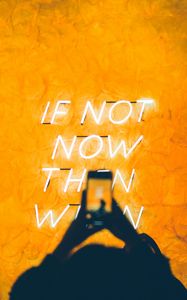 Preview wallpaper neon, text, inscription, light, glow