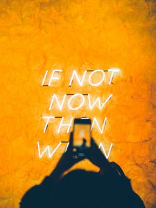 Preview wallpaper neon, text, inscription, light, glow