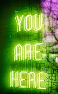 Preview wallpaper neon, text, words, glow, sign