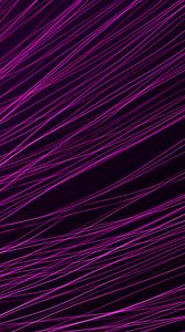 Preview wallpaper neon, threads, lines, stripes, pink