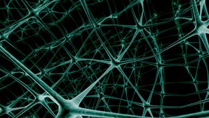 Preview wallpaper net, neurons, light, bond, ball