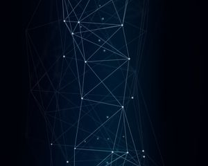 Preview wallpaper network, connections, interlacing, dark
