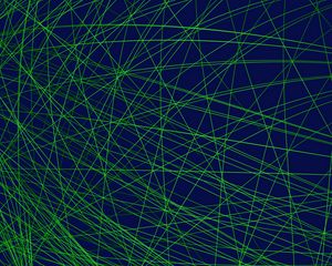 Preview wallpaper network, thread, plexus, geometric, green