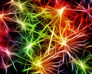 Preview wallpaper neurons, pulse, art, abstraction, colorful