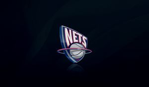 Preview wallpaper new jersey nets, nba, basketball, logo