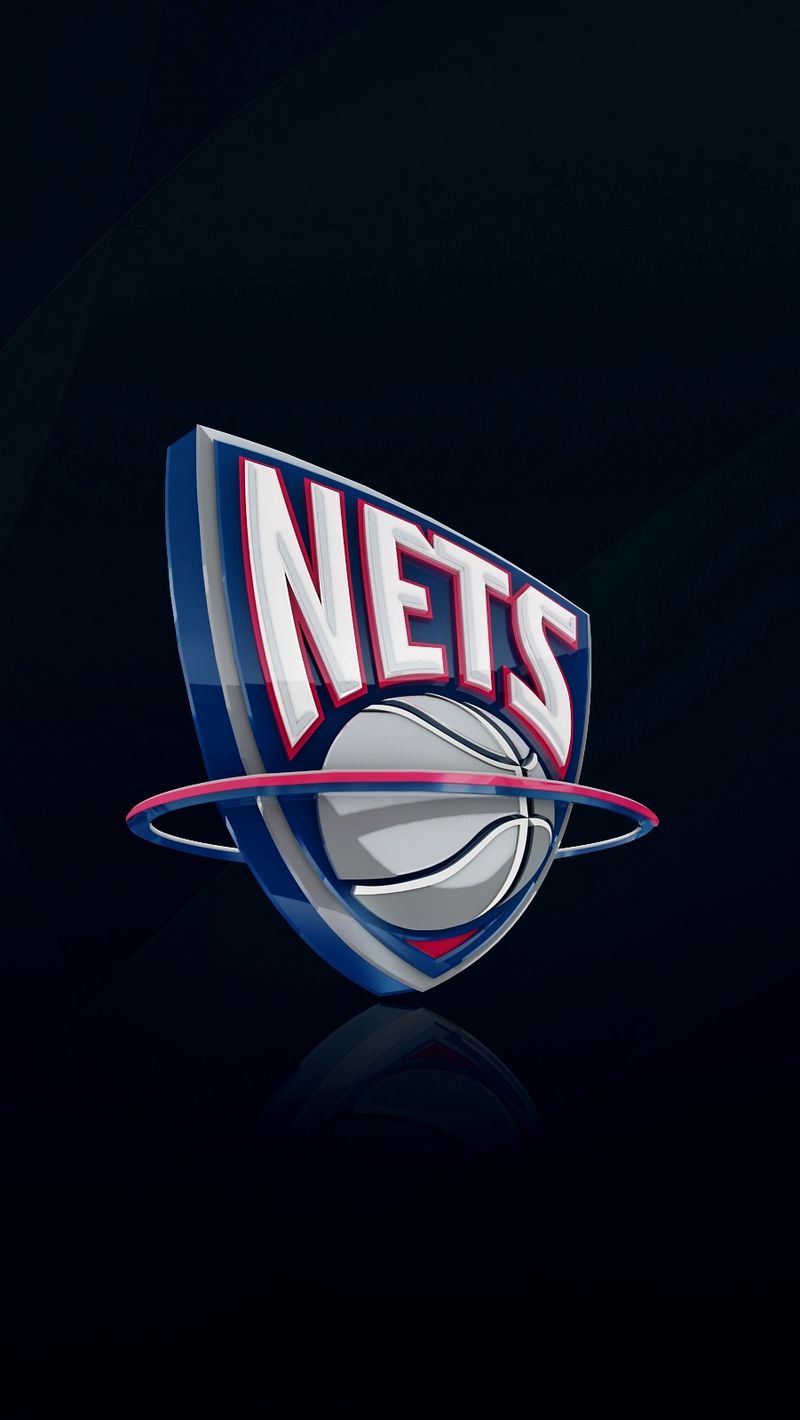 Download Wallpaper 800x14 New Jersey Nets Nba Basketball Logo Iphone Se 5s 5c 5 For Parallax Hd Background