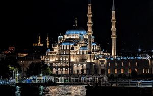 Preview wallpaper new mosque, mosque, istanbul, türkiye, architecture