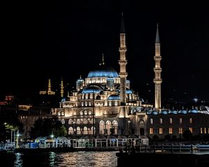 Preview wallpaper new mosque, mosque, istanbul, türkiye, architecture