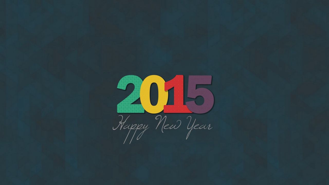 Wallpaper new year, 2015, minimalism, holiday