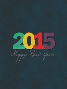 Preview wallpaper new year, 2015, minimalism, holiday