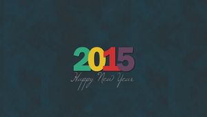 Preview wallpaper new year, 2015, minimalism, holiday