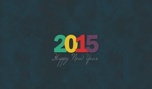 Preview wallpaper new year, 2015, minimalism, holiday