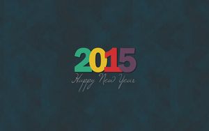 Preview wallpaper new year, 2015, minimalism, holiday