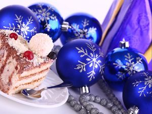 Preview wallpaper new year, christmas, christmas decorations, refreshments