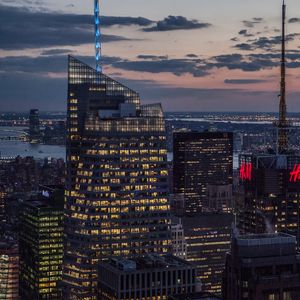 Preview wallpaper new york, buildings, skyscrapers, night