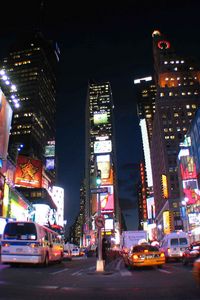 Preview wallpaper new york, city, night, lights, times square