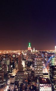 Preview wallpaper new york, city, top view