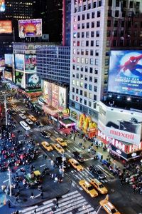 Preview wallpaper new york, liveliness, street, building, evening, hdr