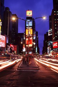 Preview wallpaper new york, times square, night city, metropolis