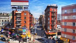 Preview wallpaper new york, usa, buildings, traffic, people, cars, vanity, hdr
