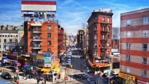 Preview wallpaper new york, usa, buildings, traffic, people, cars, vanity, hdr