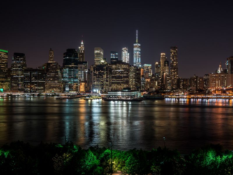 Desktop Wallpapers New York City USA Bay Night Cities 600x800