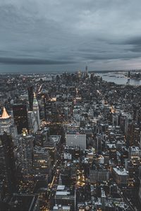 Preview wallpaper new york, usa, skyscrapers, top view