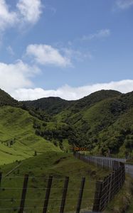 Preview wallpaper new zealand, hills, mountains, grass