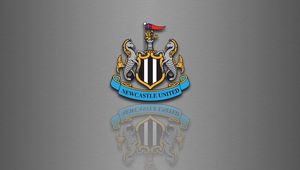 Preview wallpaper newcastle united, football, logo, reflection