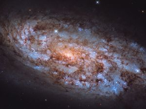 Preview wallpaper ngc 1792, galaxy, spiral, stars, space