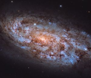 Preview wallpaper ngc 1792, galaxy, spiral, stars, space