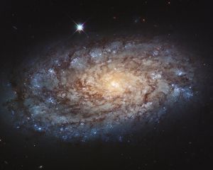 Preview wallpaper ngc 4298, galaxy, spiral, nebula, stars, space