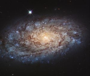 Preview wallpaper ngc 4298, galaxy, spiral, nebula, stars, space