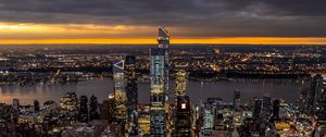 Preview wallpaper night city, buildings, skyline