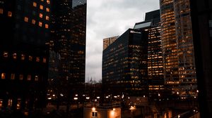 Preview wallpaper night city, lights, buildings, city